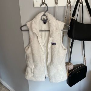 White Patagonia vest